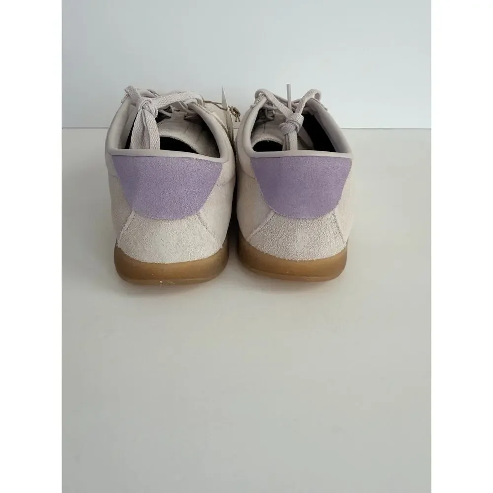 adidas Gazelle Lo Pro Suede Low Top Lace Up Sneakers White/Purple US 9W